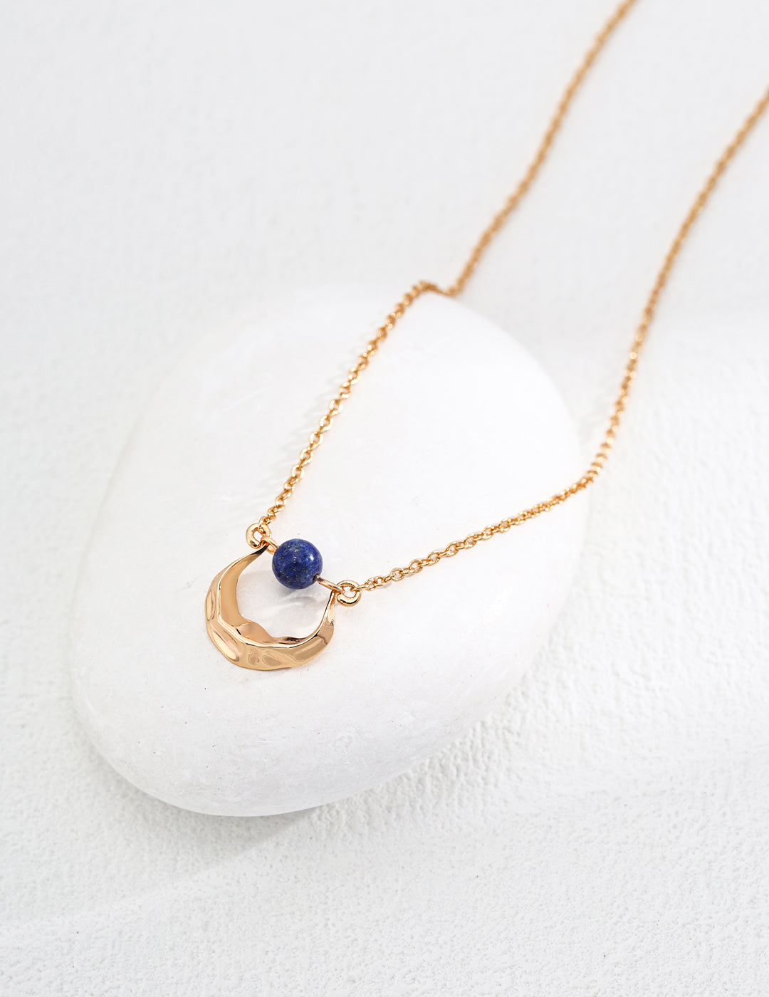 Sterling silver gold plated Lapis Lazuli Necklace